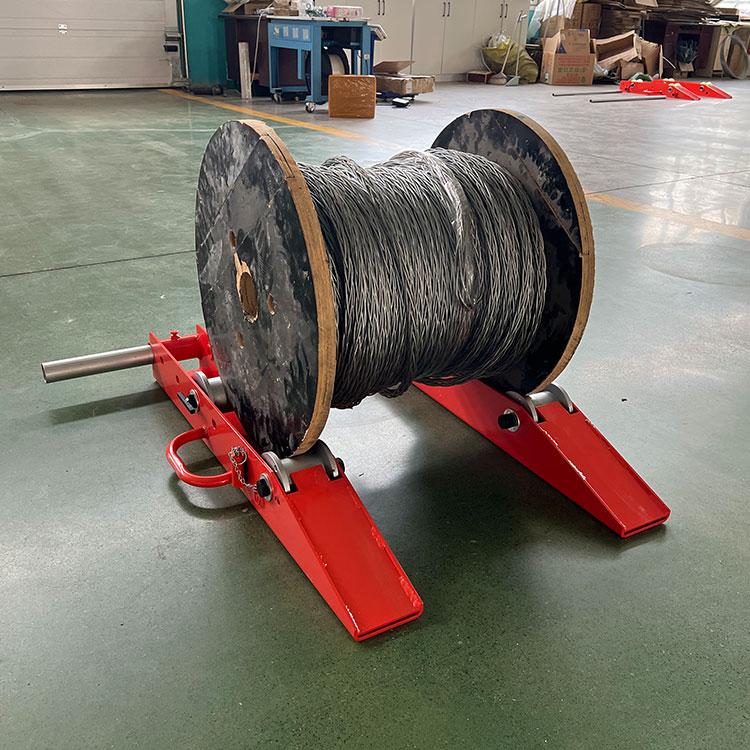 Cable drum unwinders - Crusher Shaft Screener, Demolition Steel Shears,  Bucket Crushers, Excavator accessories, Cable drum jacks, Hydraulic,  Electrical - Bazhou Dpair Hardware Equipment Co., Ltd.